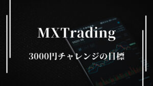 XMの3000円チャレンジで何を目指すべきか